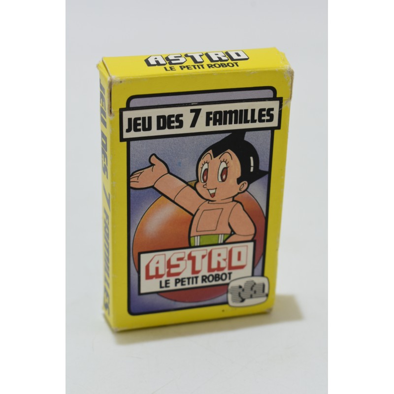 Astro Le petit robot 1982 jeu des 7 familles jeux de cartes a jouer Tf1