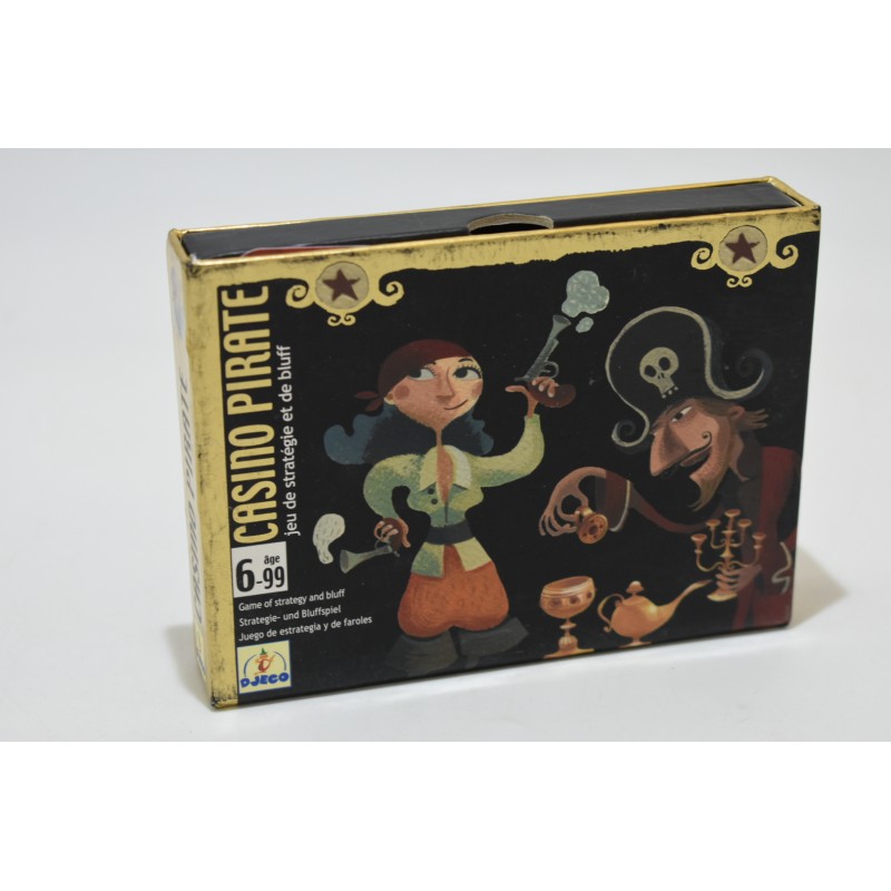 Casino Pirate jeu poker Edition Djeco jeu de strategie et de bluff pirates