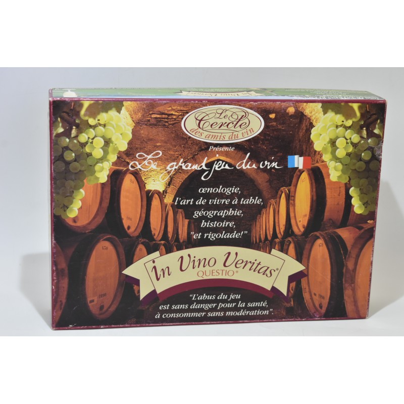 Le Cercle des amis du vin Le grand jeu du Vin In vino Veritas jeu de société jeux questio oenologie