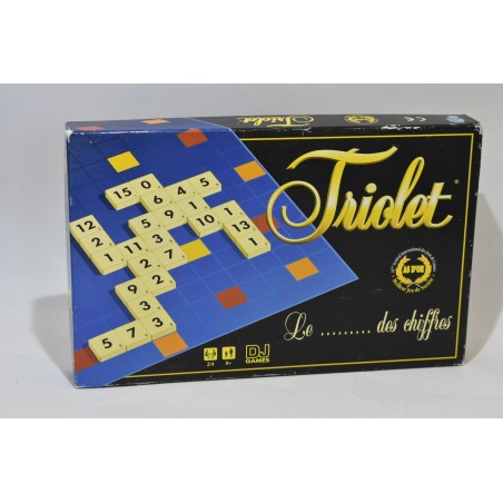 Triolet le scrabble des chiffres Edition Dj Games as d'or jeu de société