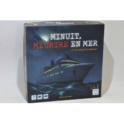 Minuit, Meurtre en mer le jeu d'enquêtes immersif Multifaces Edition l'heure du crime