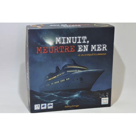 Minuit, Meurtre en mer le jeu d'enquêtes immersif Multifaces Edition l'heure du crime