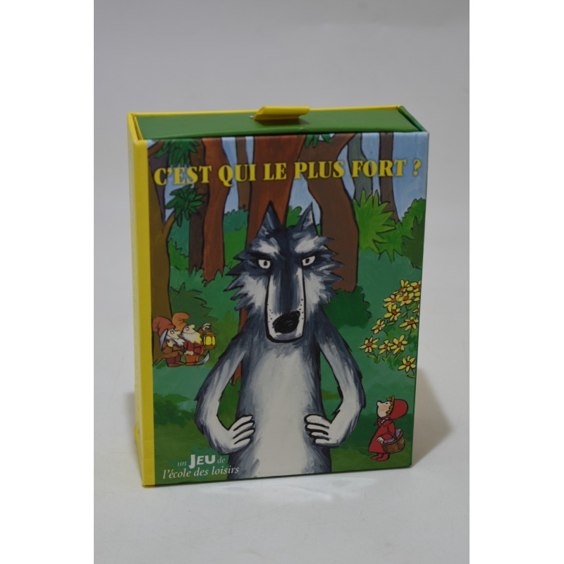 C'est qui le plus fort ? Edition un jeu de l'ecole des loisirs jeux de société play bac le loup garous blanche neige
