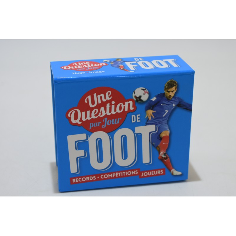 Une Question par jour de foot Records COmpetitions joueurs jeu Hugo image calendrier