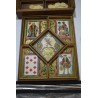 Belle Boite ancienne double étage Le jeu de Nain de jaune aux galeries lafayette paris jeux nouveaux reunis Mises cartes