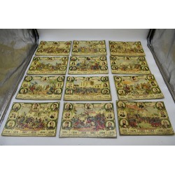 L'histoire de France A travers les Siecles En 12 tableaux Edition Saussine jeux nouveaux reunis loto géographique