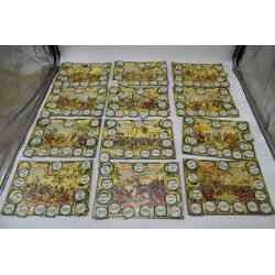 L'histoire de France A travers les Siecles En 12 tableaux Edition Saussine jeux nouveaux reunis loto géographique