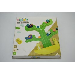 Arbre Balancier en Bois jeu d'equilibre jouet eveil les petit Genie jeux de société