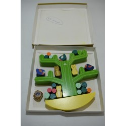 Arbre Balancier en Bois jeu d'equilibre jouet eveil les petit Genie jeux de société