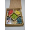 Coffret Le nain jaune jeu bois edition Atlas jeux de société mises cartes