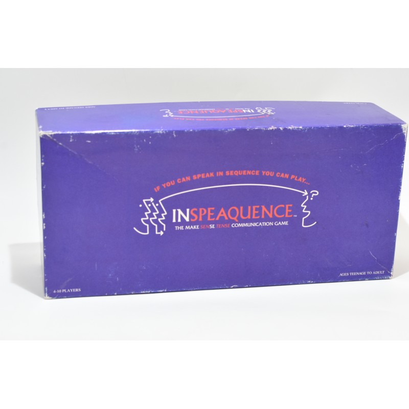 Inspeaquence 1994 Hersch taboo outburst jeu de société jeux sense tense communication game