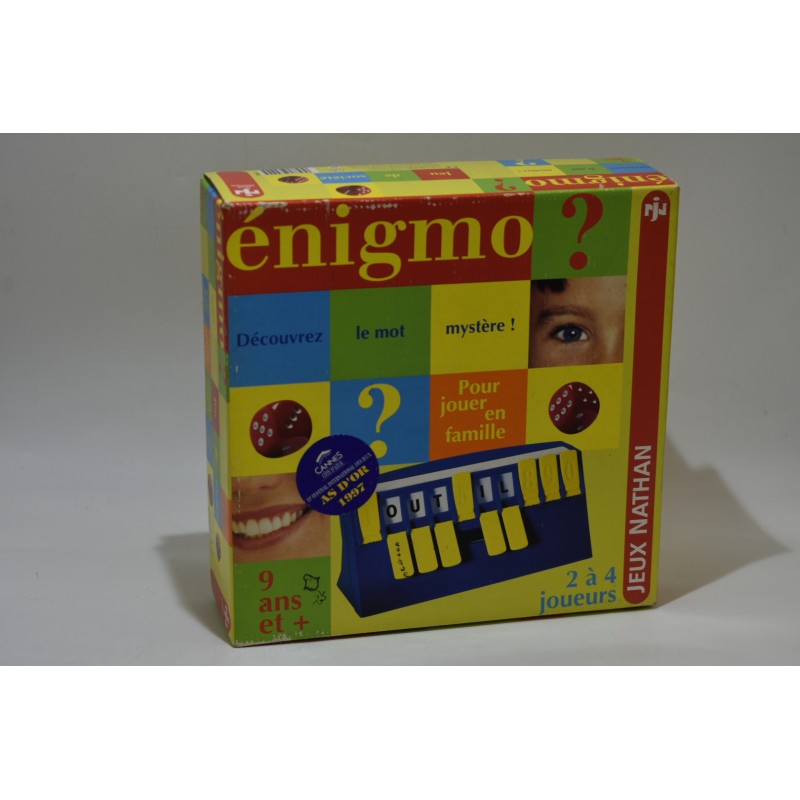 Enigmo ? Edition jeux nathan jeu de société énigmo enigmes famille mots mysteres