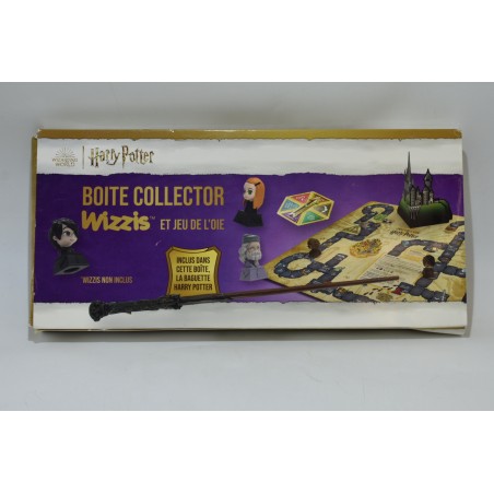 Harry Potter Boite Collector Wizzis jeu de l'oie baguette magique wizarding world jeux de société figurine