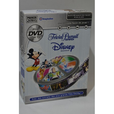 Trivial Pursuit Edition DVD disney parker hasbro tv films jeu de société jeux