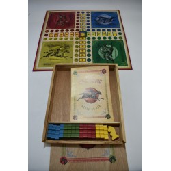 Jeu des petits chevaux Edition Atlas boite bois jeux course classique réédition