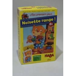 Noisette Range ! Edition haba jeu de société mes premiers jeux ranger les jouets