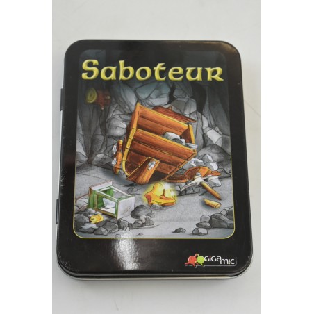 Saboteur Edition Gigamic jeu de cartes a jouer jeux de société Mines d'or boite metal Amigo