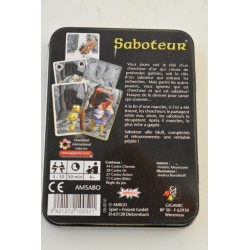 Saboteur Edition Gigamic jeu de cartes a jouer jeux de société Mines d'or boite metal Amigo