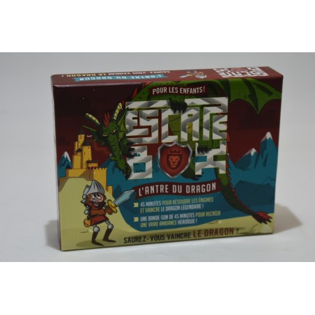 Escape Box L'antre du Dragon jeu de société jeux enigmes game Editions 404