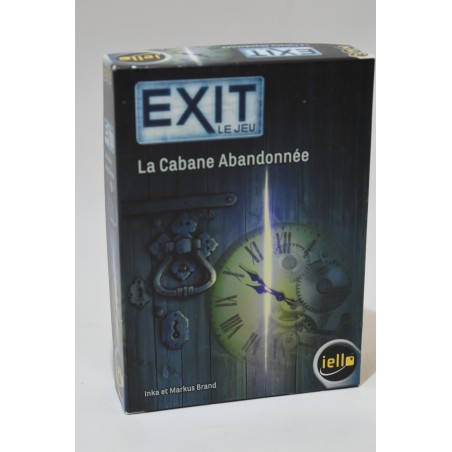 Exit Le jeu la cabane Abandonnée Edition Iello jeux de société Escape game kosmos
