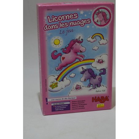 Licorne dans les nuages Edition Haba jeu de société jeux course feerique