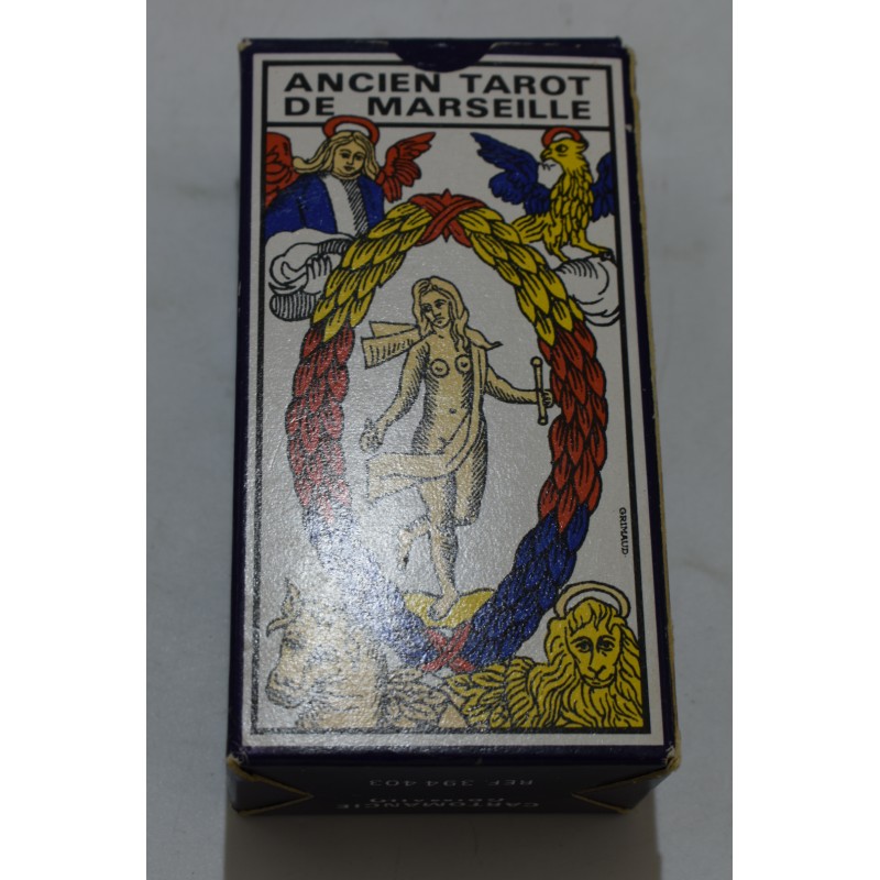 Ancien Tarot de Marseille Edition Grimaud Cartomancie Livret Tchalai 1981 jeu de cartes jeux