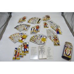Ancien Tarot de Marseille Edition Grimaud Cartomancie Livret Tchalai 1981 jeu de cartes jeux