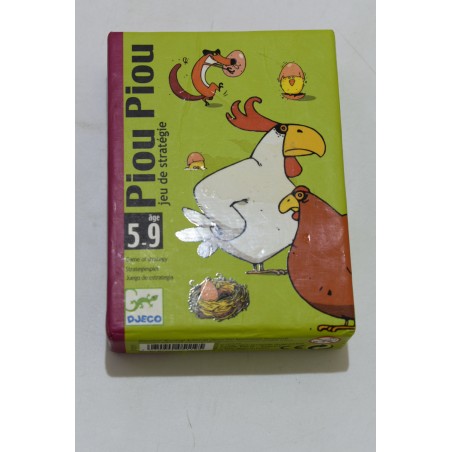 Piou Piou Edition Djeco jeu de société jeux de cartes a jouer stratégie panic poulailler renard