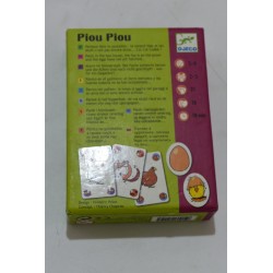 Piou Piou Edition Djeco jeu de société jeux de cartes a jouer stratégie panic poulailler renard
