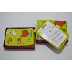 Piou Piou Edition Djeco jeu de société jeux de cartes a jouer stratégie panic poulailler renard