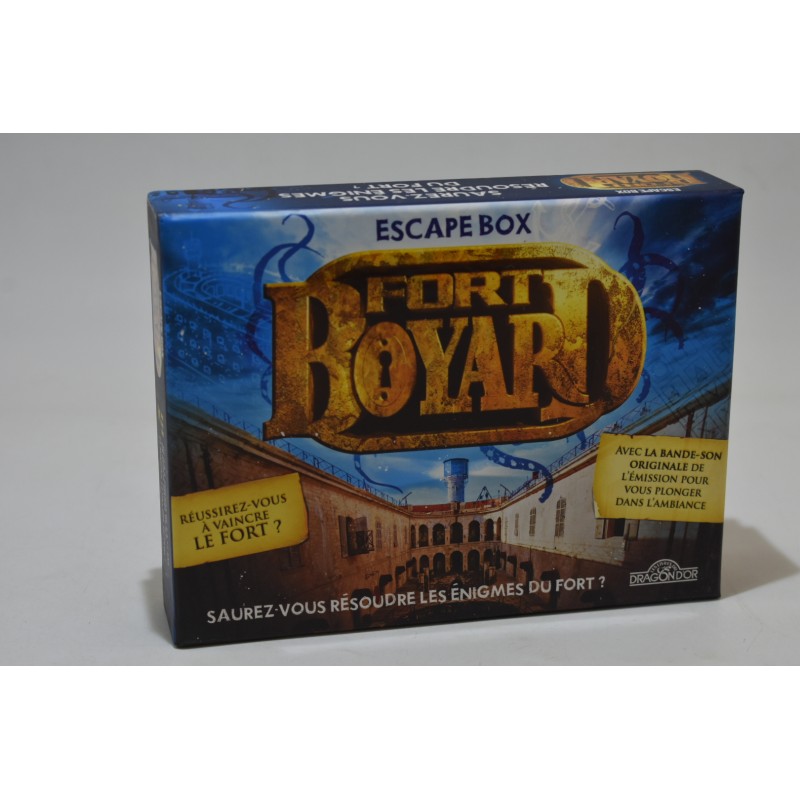 Fort Boyard Escape Box Edition les livres du dragon d'or jeu de société jeux cartes game enigmes