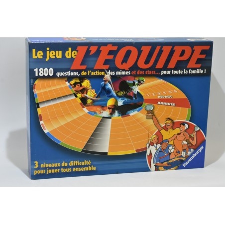 Le jeu de l'Equipe Edition Ravensburger jeux de société sport équipe stars famille question