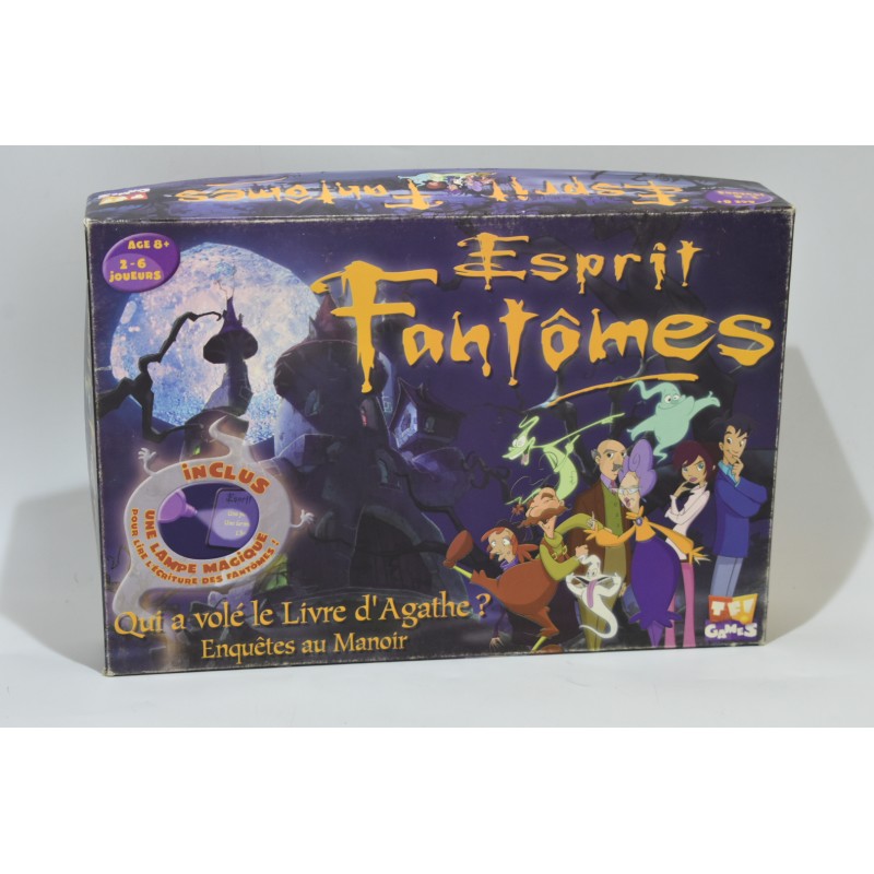 Esprits Fantomes Edition Tf1 Games jeu de société lampe magique enquetes au manoir jeux agathe lampe magique dessins animés