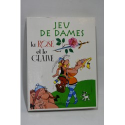 Asterix La rose et le glaive Jeu de dames jeux de société damier Edition Atlas dame