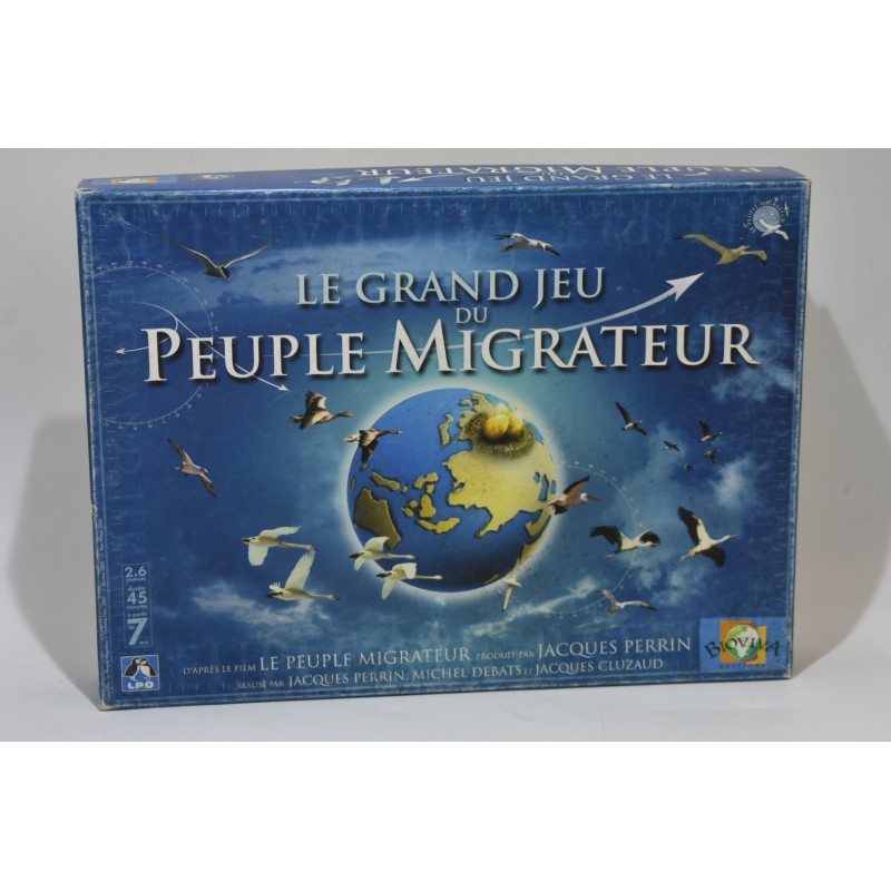 Le grand jeu du peuple Migrateur Edition Bioviva jeu de société LPO nature decouverte film jeux