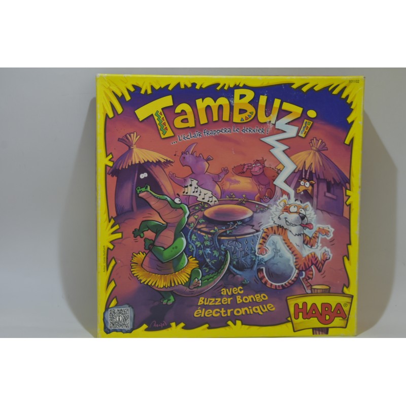 Tambuzi Edition Haba jeu de société électronique eclair jeux buzzer bongo jungle party