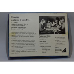 Scotland Yard Edition Ravensburger 1984 Mister X jeu de société jeux vintagae enquete londres