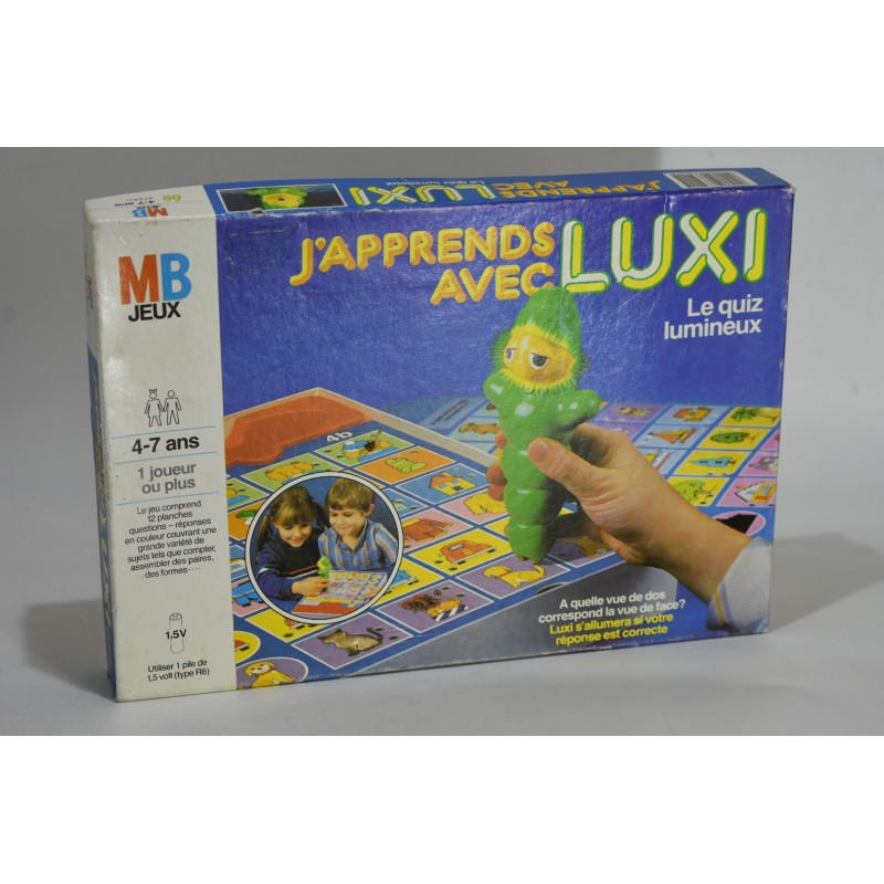 J'apprends avec Luxi 1985 Le quiz lumineux Edition Mb jeux jeu de société électronique jouet contactor