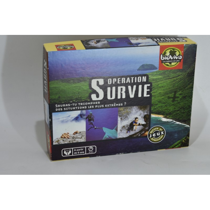 Operation Survie Edition jeux Bioviva jeu de société nature aventures