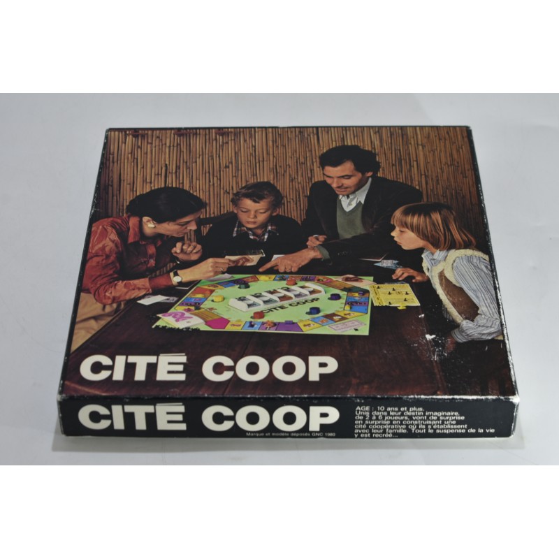 Cité Coop Edition jeu de société jeux 1980 monopoly banque famille