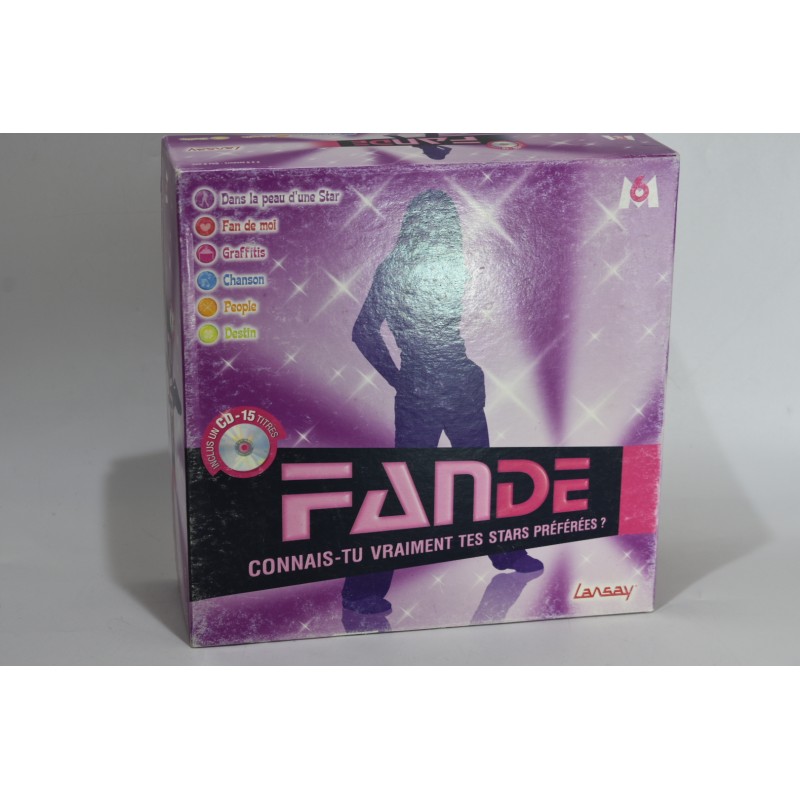 Fan De Edition lansay m6 jeu de société émission Tv jeux télévision Cd