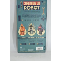 Construis un robot Edition Gallimard jeunesse jeu 3 robots mécaniques a assembler figurine