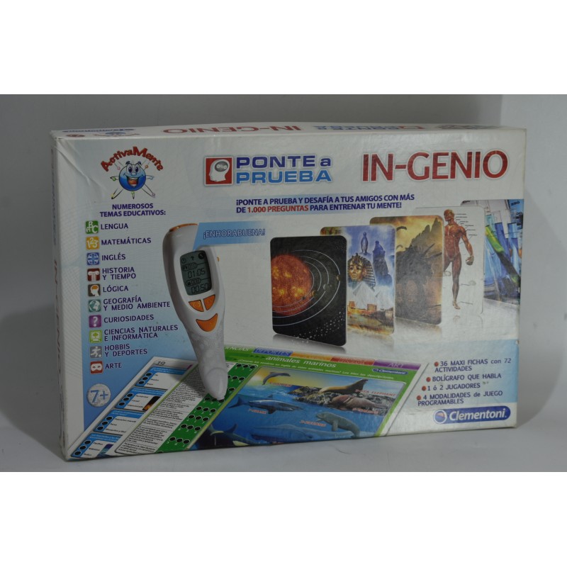 In Genio Ponte A prueba Activamente Edition Clementoni jeu de société jeux culture électronique espagnol