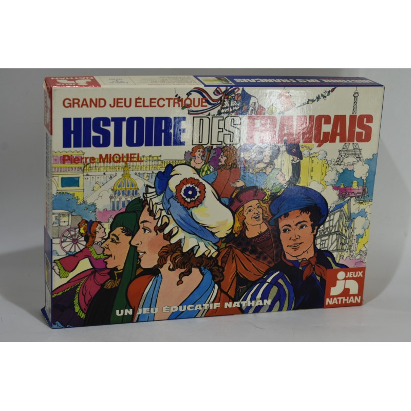 Histoires des francais Grand jeu electrique jeu educatif nathan jeux de société France