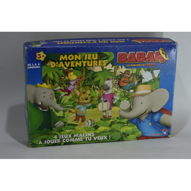 Babar Mon jeu d'aventures badou Edition dujardin jeux de société dujardin jungle party