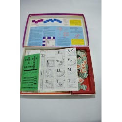 Mots Croisés jeu educatif fernand nathan jeux de société vintage scrabble