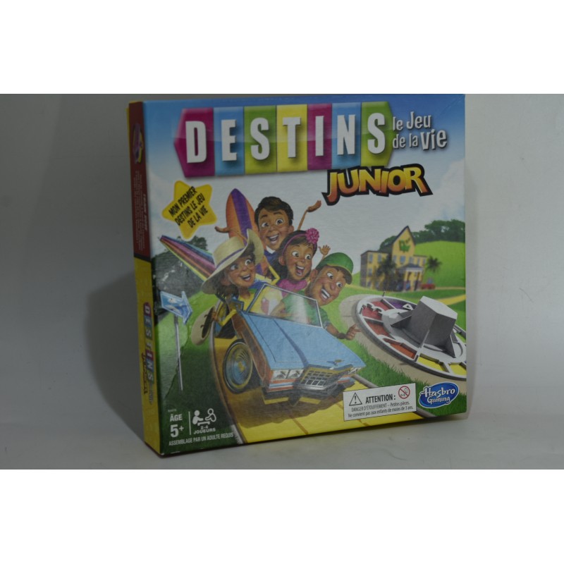 Destins Junior Le Jeu De La Vie Hasbro Gaming Jeux de société mon premier destin game of life