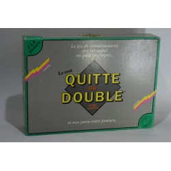 Le vrai quitte ou double Edition Habourdin jeux de société jeu ludotel vintage