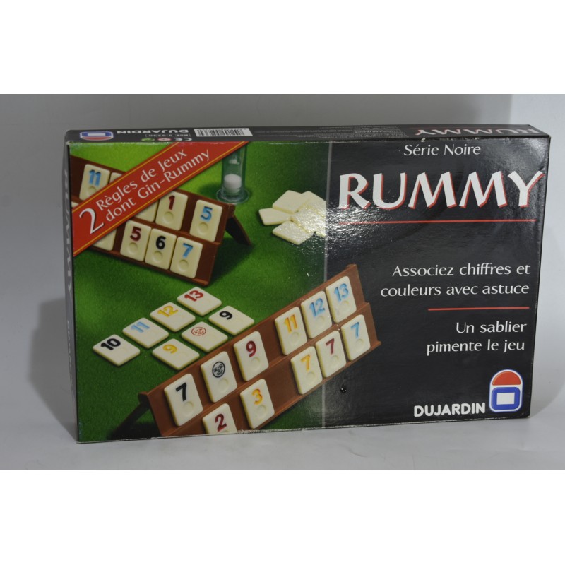 Rummy Edition Dujardin Rummikub Série Noire Gin jeu de société jeux