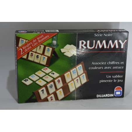 Rummy Edition Dujardin Rummikub Série Noire Gin jeu de société jeux